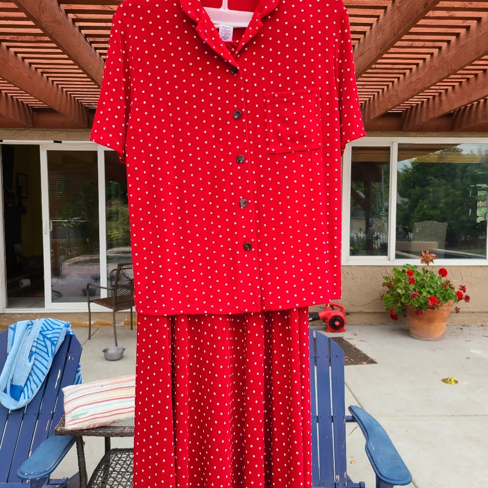 Norm Thompson skirt and blouse size S